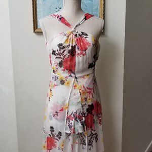 Long Floral Romper Dress